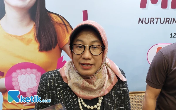 Foto Dokter Spesialis Penyakit Dalam,  dr. Ulfa Kholili, SpPD-KGEH, FINASIM. (Foto: Husni Habib/Ketik.co.id)