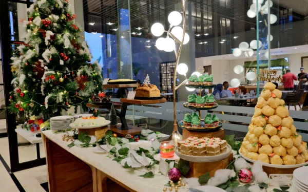 Foto Aneka kue Natal nikmat di Premiere Place Hotel Surabaya Airport (Foto: dok. Premiere Place Hotel Surabaya Airport )