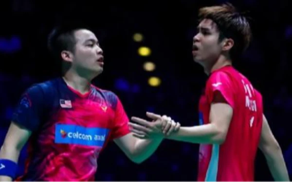 Foto Ganda Putra Malaysia Aaron Chia/Soh Wooi Yik. (Foto: BWF)