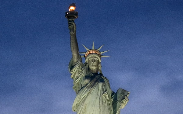 Foto Patung Liberty di New York. ( Foto : Pexels)