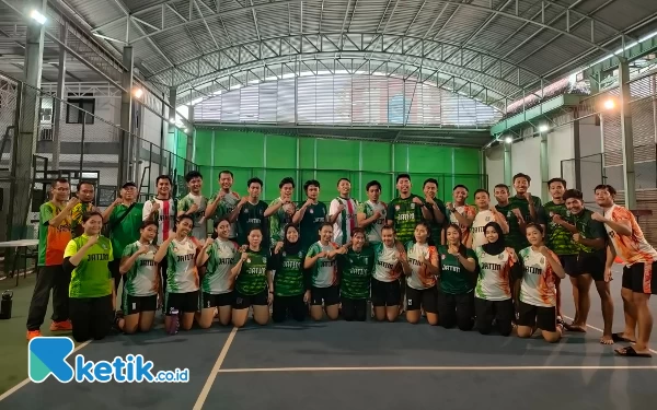 Foto Tim kabaddi Jatim jalani tes fisik di kantor KONI Jatim, Surabaya (7/3/2024). (Foto: Nata/Ketik.co.id)
