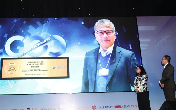 Foto Direktur Utama BRI Sunarso juga dinobatkan sebagai The Best CEO in Digital Brand 2024. (Foto: BRI)