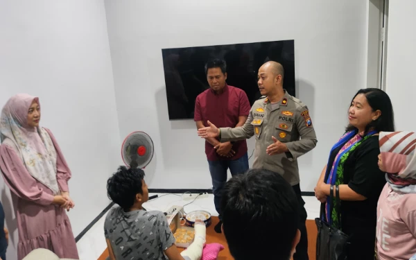 Gambar Wakapolres Batu Pastikan Hak-hak Korban Wahana 360 Pendulum Jatim Park 1 Terpenuhi