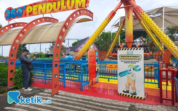 Gambar Update Insiden Pengunjung Jatuh di Wahana 360 Pendulum Jatim Park 1, Polisi Periksa 14 Saksi