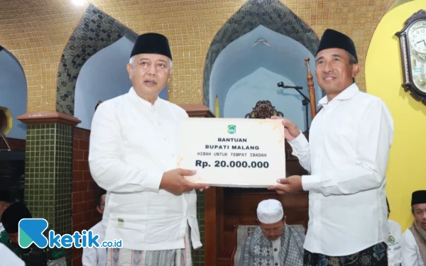Gambar Kembali Gulirkan Suling, Bupati Malang Salurkan Hibah untuk Tempat Ibadah Rp20 Juta